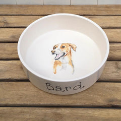 Personalised Ceramic Dog Portrait Bowl