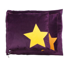 Plum Star Dog Bed