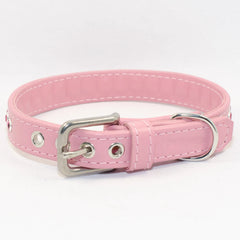 Pretty in Pink Swarovski Dog Collar by Petiquette