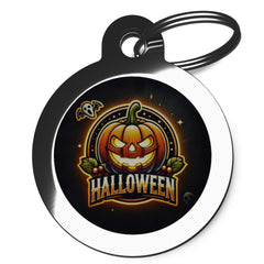 Pumpkin Dog ID Tag