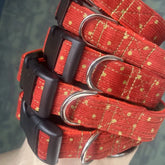 Pumpkin Spice Corduroy & Velvet Dog Collar