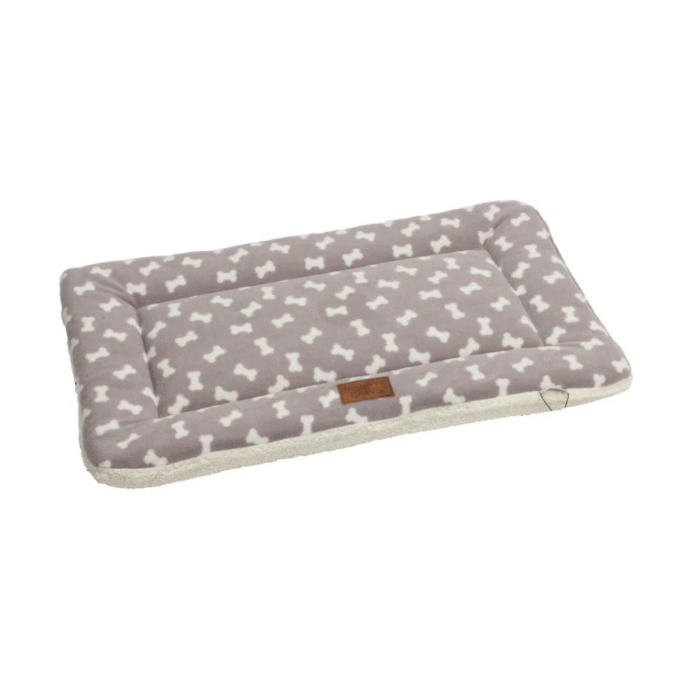 Puppy Grey Fleece Crate Mat by House of Paws