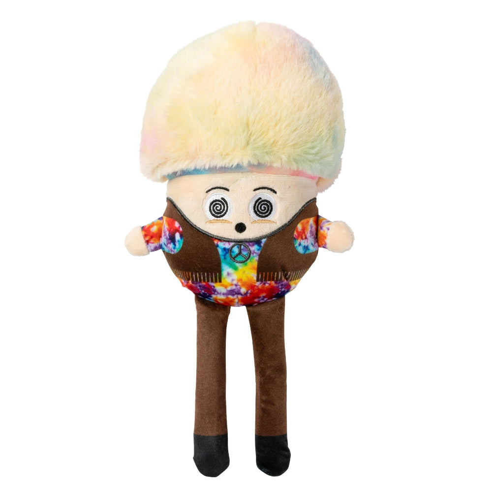 Rainbow Mushroom Fun Guy Dog Toy by FuzzYard