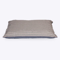 Rustic Stripes Denim Deep Duvet Dog Bed by Danish Design
