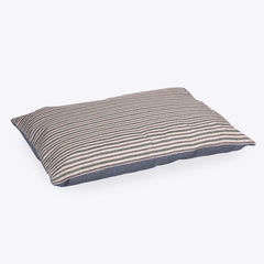 Rustic Stripes Denim Deep Duvet Dog Bed by Danish Design