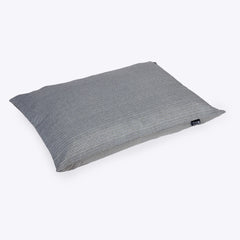 Rustic Stripes Grey Deep Duvet Dog Bed by Danish Design