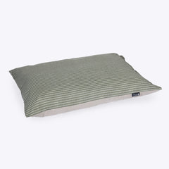 Rustic Stripes Sage Deep Duvet Dog Bed by Danish Design