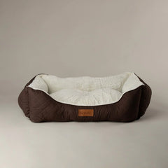 Scruffs Wilton Box Dog Bed Chocolate Brown
