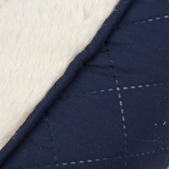 Scruffs Wilton Box Dog Bed Navy Blue