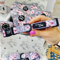 Secret Garden Floral Dog Collar