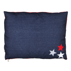 Triple Star Dog Bed in Denim