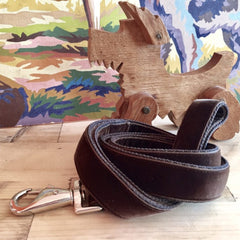 Watson Brown Velvet Designer Dog Lead