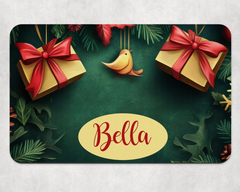 Personalised Christmas Hanging Gifts Dog Bowl Placemat
