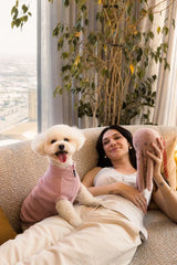 FuzzYard Life Dog Toy Soft Blush Octopus