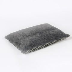 Charcoal Arrows Sherpa Fleece Deep Duvet Dog Bed | Danish Design