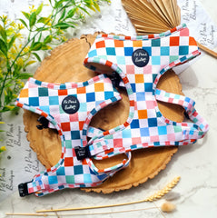 Chunky Check Dog Harness