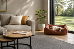 Orthopaedic Corduroy Dog Bed DECO – Brick