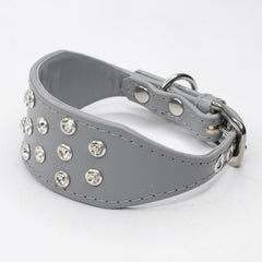 Crystal Clarity Swarovski Italian Greyhound Collar by Petiquette