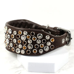 Crystal Indulgence Designer Greyhound Collar by Petiquette