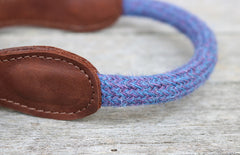 Violet Tweed 100% British Wool Dog Collar