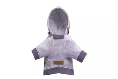 Bowl and Bone Love Grey Dog Hoodie
