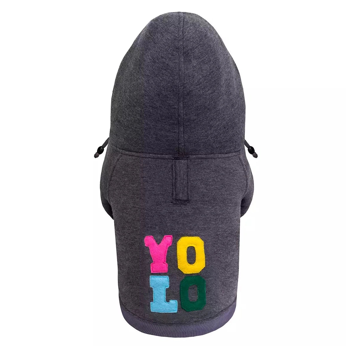 Bowl and Bone Love Graphite Dog Hoodie