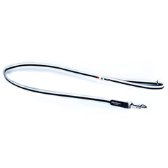Black Dog Lead with Reflective Trim