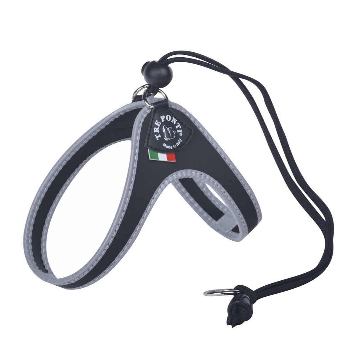 Tre Ponti Easy Fit Liberta Black Harness with No Escape Adjustable Closure