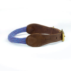 Violet Tweed 100% British Wool Dog Collar
