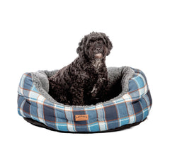 FatFace Fleece Check Deluxe Slumber Dog Bed by Danish Design