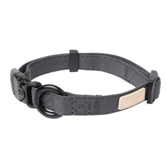 FuzzYard Life Dog Collar In Slate Grey