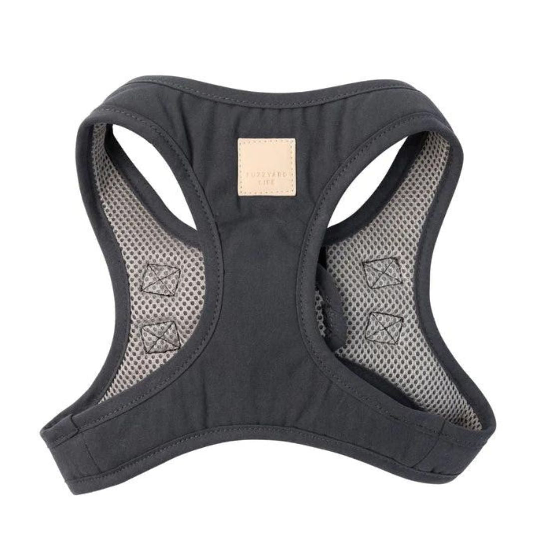 FuzzYard Life Step-In Dog Harness In Slate Grey