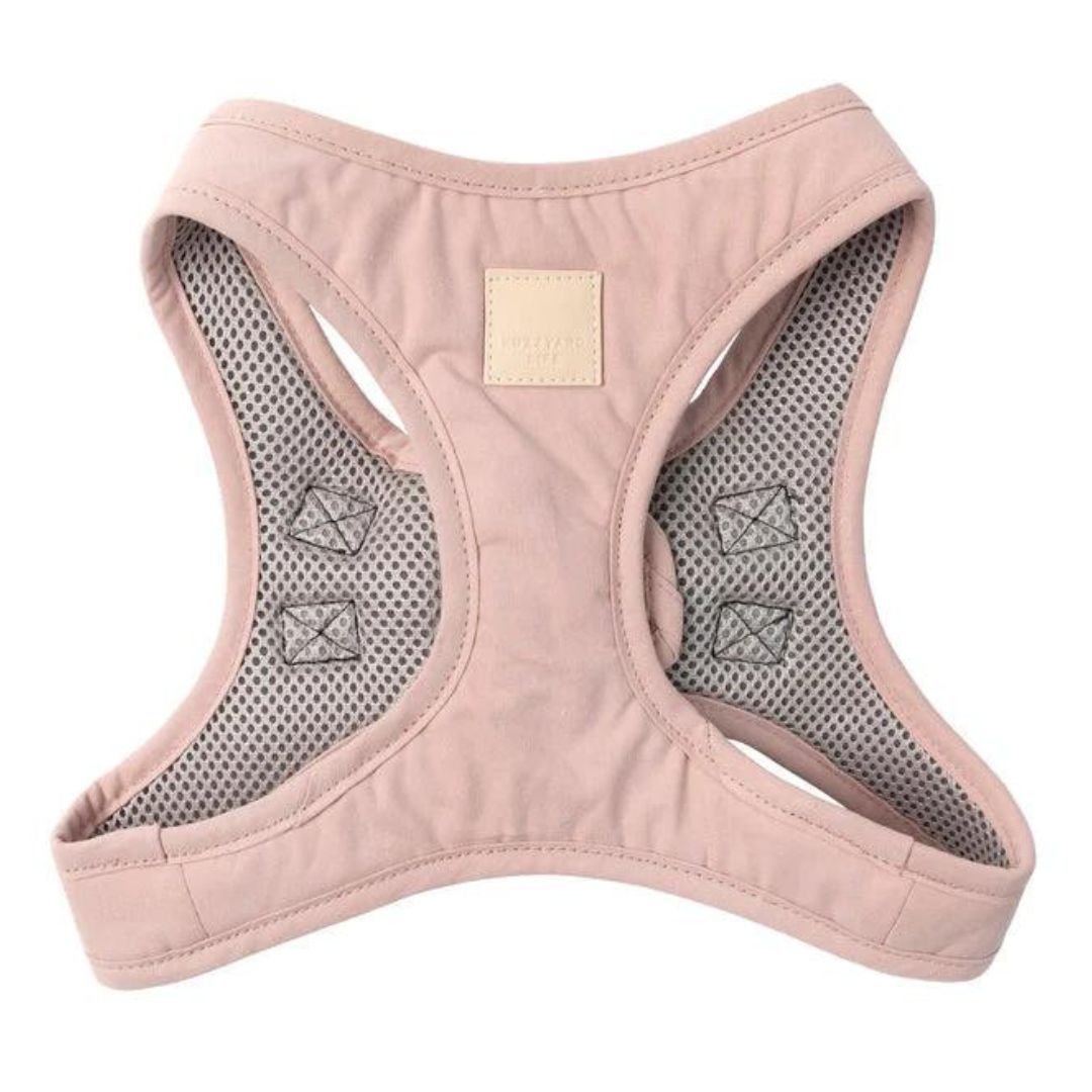 FuzzYard Life Step-In Dog Harness In Soft Blush Pink