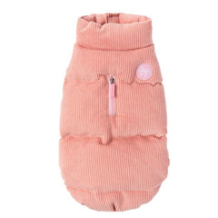 FuzzYard Mosman Corduroy Puffer Dog Jacket - Pink