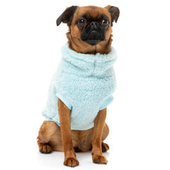FuzzYard Turtle Teddy Dog Sweater - Arctic Ice