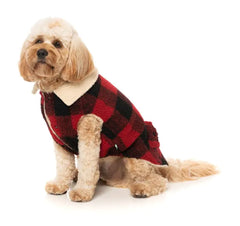 FuzzYard Lumberjack 25 Dog Jacket - Red