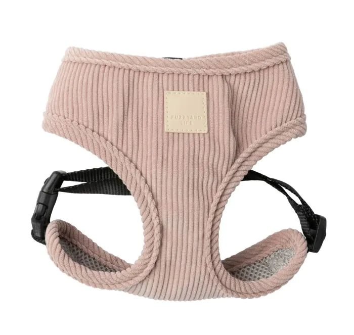 FuzzYard Life Corduroy Harness - Soft Blush