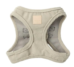 FuzzYard Life Corduroy Step-In Dog Harness In Sandstone