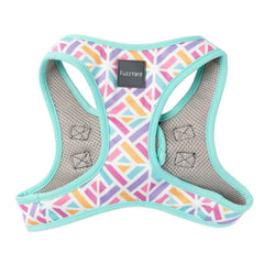 FuzzYard Bubblegum Burst Step‑In Dog Harness
