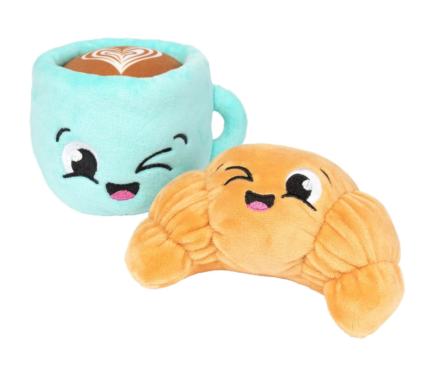 Croissant & Cappuccino 2 Pack Dog Toys