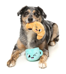 Croissant & Cappuccino 2 Pack Dog Toys
