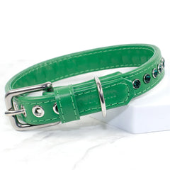 Emerald City Green Swarovski Dog Collar by Petiquette