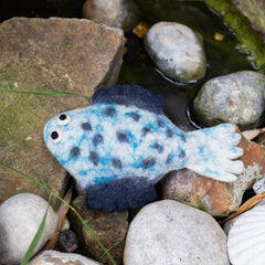 Funky Flat Fish Dog Toy