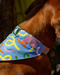 Dancing Leaves Dog Bandana by Hiro and Wolf