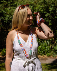 Magical Mushrooms Classic Dog Lead by Hiro and Wolf