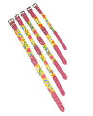 Psychedelic Garden Dog Collar by Hiro & Wolf