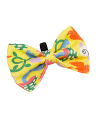 Psychedelic Garden Dog Bow Tie by Hiro And Wolf