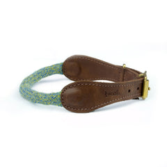 Green Tweed 100% British Wool Dog Collar