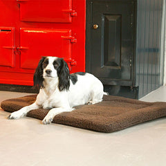 Rectangular Fleece Dog Crate Cushion Pads by P&L