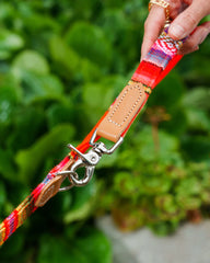 Inca Orange Cafe Dog Lead by Hiro and Wolf